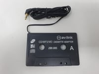 Car Cassette Casette Tape Adapter 3.5mm AUX Audio For MP3 MD CD ipod iphone