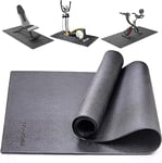 PROIRON Tapis Home Trainer Protection des Sols Tapis de Sport Fitness a la Maison pour Machines d'entraînements physiques pour vélos d’Appartements,Rameurs,Station de Musculation,115x80x0.4cm