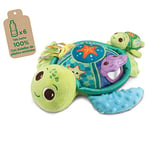 VTech - Eco Tortue et Son bébé Peluche Textures et Sensations, Couleur (80-554822) (Version Espagnole)