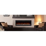 Electric 60" Insert/Wall Mounted Freestand LED Fireplace Wall Inset Into Fire