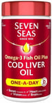 Seven Seas Cod Liver Oil Capsule With Omega-3 Fish Oil, One A Day (120 Capsules)