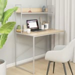 Prolenta Premium - Furniture Limited - Bureau d'ordinateur Blanc chêne 110x60x138 cm