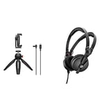 Sennheiser Professional XS Lav USB-C Mobile Kit: Clip-On Lavalier Microphone with Smartphone Clamp & Manfrotto PIXI Mini Tripod HD 25 Special Edition Closed-Back Headphones