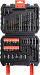 Black + Decker A7188 Drill and Screwdriver Bit Set 50-Piece