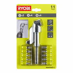 Ryobi Right Angle Drill Adapter and Bit Set RAKRAD11 5132004834