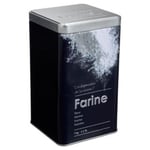 Boîte à Farine "Relief II" 18cm Noir