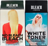 2 PACK Bleach London NO BLEACH Bleach Kit LIGHTENS HAIR up to 5 LEVELS NO BLEACH