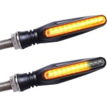 Ersandy - 2pcs Clignotant Moto Led Universel Clignotants Moto Feu de Jour Clignotant Moto Ampoule Sequentiel Homologue, Ambre