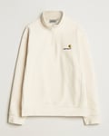 Carhartt WIP American Script Half Zip Sweatshirt Natural