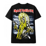 Vintage Rock Svart T-shirt Iron Maiden Killers L