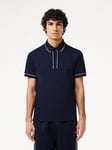 Lacoste Tipped Paris Polo Shirt - Dark Blue, Dark Blue, Size L, Men