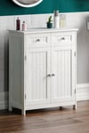 Bath Vida Priano 2 Drawer 2 Door Freestanding Cabinet Unit Storage