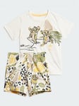 adidas Disney Lion King Tee Set - White, White, Size 3-6 Months