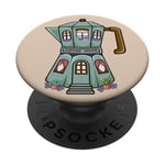 Creative Cozy Coffee House Cafe, Stovetop Espresso Maker PopSockets Adhesive PopGrip