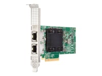 Broadcom BCM57416 - Adaptateur réseau - PCIe 3.0 x8 - Gigabit Ethernet / 10 Gb Ethernet x 2 - pour ProLiant DL20 Gen10, DL325 Gen10, DL360 Gen10, DL380 Gen10, ML30 Gen10, XL220n Gen10