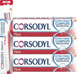 Corsodyl Gum Care Toothpaste and Toothbrush Multipack, Regime Kit 1 x Complete 3