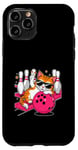 Coque pour iPhone 11 Pro Bowling Tenpin pour chat