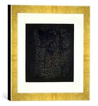 Kunst für Alle 'Encadré Image de Kazimir Saint-Sever inovich Malevich Black Square, d'art dans Le Cadre de Main de qualité Photos, 30 x 30 cm, Doré Raya