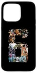 Coque pour iPhone 15 Pro Max Animaux du zoo pour 6e anniversaire de 6 ans