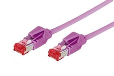 Tecline 71820M Câble Patch Ethernet catégorie 6A (S/FTP, PiMF, EIA/TIA, Classe EA, 20 m) Violet Erika