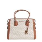 Michael Kors Womens Mercer Satchel Bag 35F2GM9S8B Women - Cream - One Size