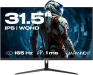 Ecran Pc Gamer |Dalle Ips |31.5" |165Hz |2K Wqhd |16:9-2560X1440 |2Xhdmi-1Xdp |165Hz |1Ms |Filtre Anti-Lumiére Bleue |Technologie Flicker-Free |G-Sync/Freesync| Jn-Ips3150Wqhdr165