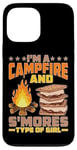 iPhone 13 Pro Max I'm A Campfire And S'mores Type Of Girl Campsite Fun Case