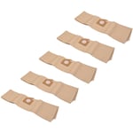 vhbw 50x Sacs compatible avec Kärcher A2254ME - 5.970-326.0, A2500 - A2599, A2251, A2534 PT aspirateur - papier, 80cm x 22cm marron