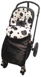 Imprimé animal rembourré Chancelière/Cosy orteils Compatible avec UPPAbaby Vista/Cruz/G-luxe Vache