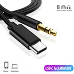 Aux Cable Type C to 3.5mm Samsung USB C Male For Car Stereo Audio Adapter Jack