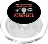 The Embodiment Of Forensics True Crime Investigation CSI PopSockets PopGrip for MagSafe