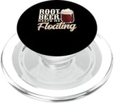 Root Beer Keeps Me Floating Summer Drink Soft Drink PopSockets PopGrip for MagSafe