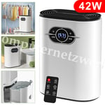 Large Dehumidifier Portable Quiet Home Air Dryer for Mould Moisture Damp 1.2L UK