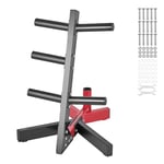 VEVOR Support d'Haltères Capacité de Charge 227 kg, Rack de Rangement pour Disques des Poids de 50,8 mm, Support de Poids à Cadre en L, Repose Haltères Robuste, Stockage pour Musculation Gym Domicile