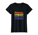 LGBT Nobody Knows I'm A Lesbian Gay Homosexual T-Shirt