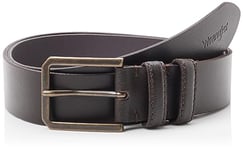 Wrangler Men's Slim Belt, Brown, 100 cm