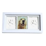 Photo Frame Kit, DIY Inkpad Cadre Photo d'impression De Patte DIY Inkpad Cadre Photo Personnalisé Cadeau pour des Amants Animaux