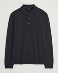 BOSS BLACK Lancione Merino Knitted Polo Black