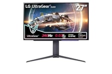 LG Ultragear™ 27GR95QE-B Ecran PC Gaming OLED 27" - dalle OLED résolution QHD (2560x1440), 0.03ms GtG 240Hz, HDR 10, DCI-P3 98.5%, AMD FreeSync Premium, Compatible NVIDIA G-Sync, HDMI 2.1