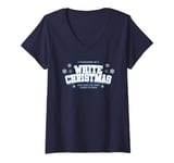 Womens Dreaming Of A White Christmas Lyric Bing Crosby V-Neck T-Shirt