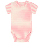 Hust&Claire Bue Randig Baby Body Shrimp | Rosa | 74 cm