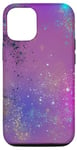 Coque pour iPhone 13 Pro Galaxie Violet Art Abstrait