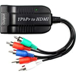 YPbPr till HDMI-omvandlare, komponent till HDMI, 5RCA RGB-WELLNGS