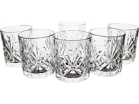 Crystal Whiskey Glasses Rcr Melodia Of Tumblers, 6 Pcs.