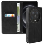 Avizar Case for Xiaomi 14 Ultra Wallet Clamshell Video Support, Black