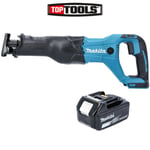 Makita DJR186 18V Cordless Reciprocating Saw With 1 x 6Ah Battery