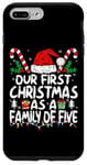 iPhone 7 Plus/8 Plus Our First Christmas As A Family Of Five For New Mom Dad Kids Case