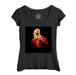 T-Shirt Femme Col Echancré Kratos God Of War Jeux Video Action