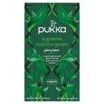 Pukka Teas Organic Supreme Matcha Green - 20 Teabags x 4 Pack