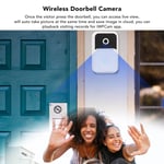 New Wireless WiFi Video Doorbell Camera Smart Security Door Bell Night Vis-ion F